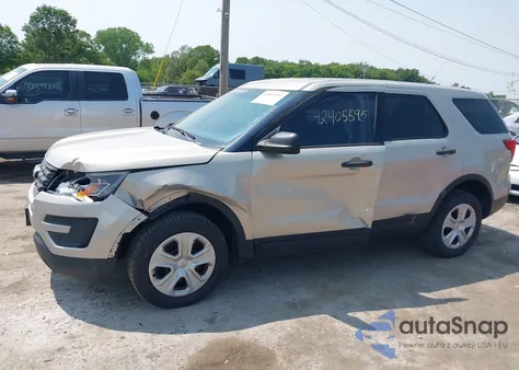 2016 Ford Police Interceptor из США, поврежденный, VIN 1FM5K8AR3GGA97588